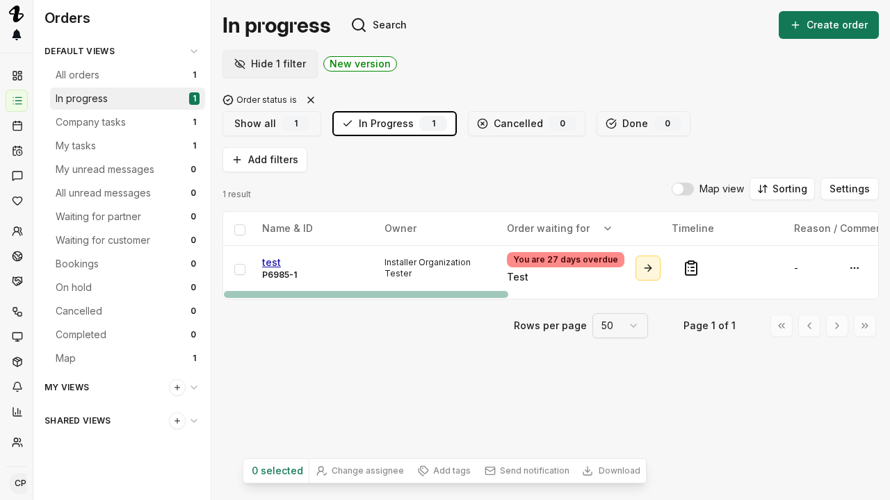 The list of fields you can filter on